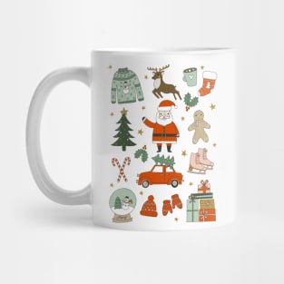 Christmas doodles Mug